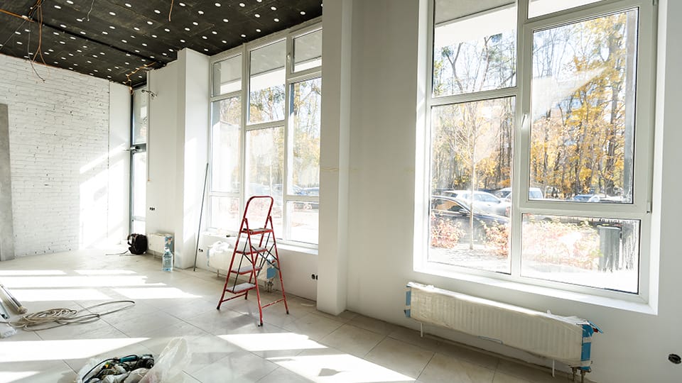 Commercial painting project