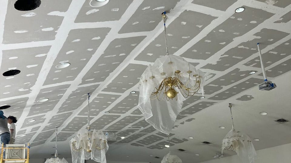Drywall repair service