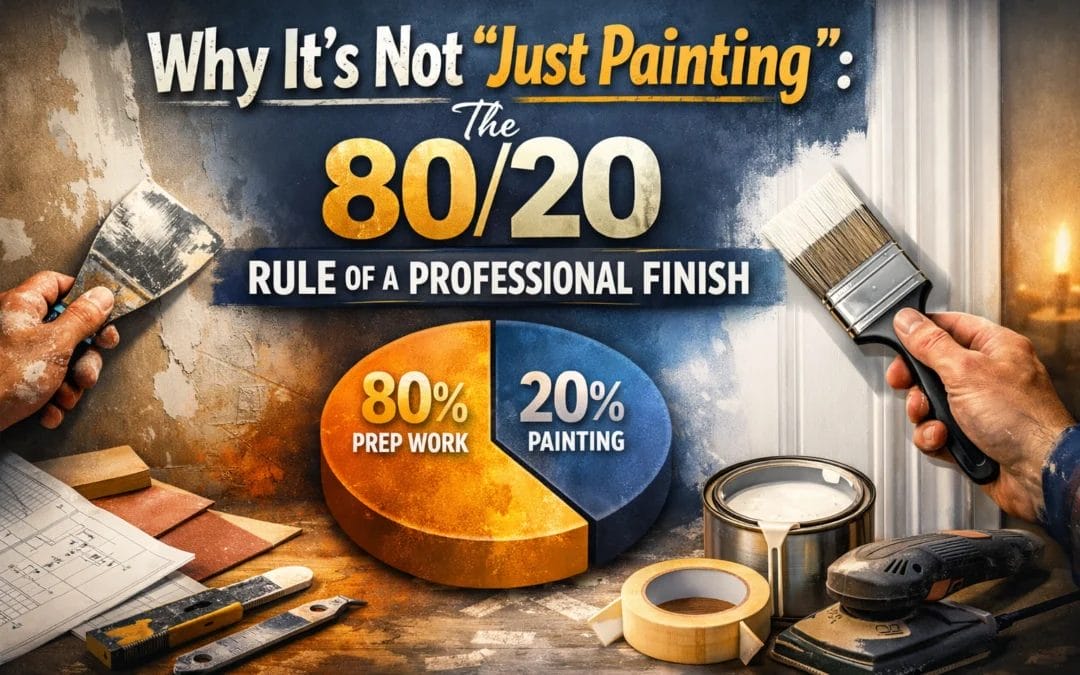 Why It’s Not ‘Just Painting’: The 80/20 Rule of a Professional Finish